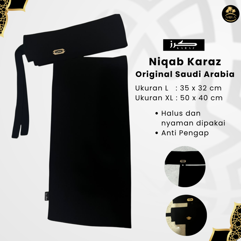Niqab Karaz Original Saudi Arabia Premium